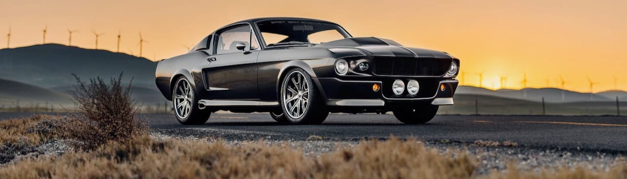 Eleanor Mustang Desert Sunset
